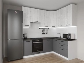 Кухонный гарнитур угловой Санторини 2200*1600 h950 (Стол. 38мм) в Пуровске - purovsk.mebel24.online | фото