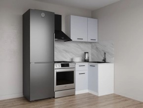Кухонный гарнитур угловой Смоки 1000*1000 (Стол. 38 мм) в Пуровске - purovsk.mebel24.online | фото