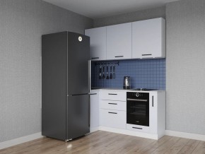 Кухонный гарнитур угловой Смоки 1000*1800 (Стол. 38 мм) в Пуровске - purovsk.mebel24.online | фото