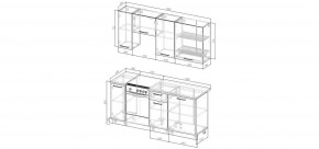 Кухонный гарнитур Виола 1800 (Стол. 26мм) в Пуровске - purovsk.mebel24.online | фото 2