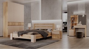 ЛЕНОРА Спальный гарнитур (модульный) кашемир в Пуровске - purovsk.mebel24.online | фото