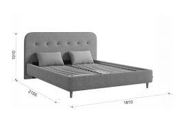 ЛЕО Кровать с основанием 1600 в Пуровске - purovsk.mebel24.online | фото 2