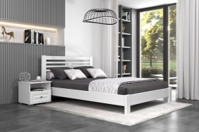 ЛИНДА Кровать из массива 1600 в Пуровске - purovsk.mebel24.online | фото 1