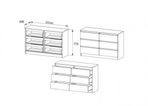 МОРИ МК 1206 Комод (белый) в Пуровске - purovsk.mebel24.online | фото 2