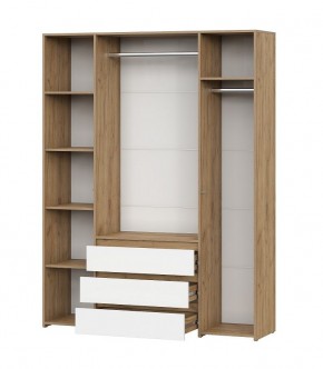 НЕКСТ 1 Спальня (Дуб Золотой/Белый) в Пуровске - purovsk.mebel24.online | фото 8