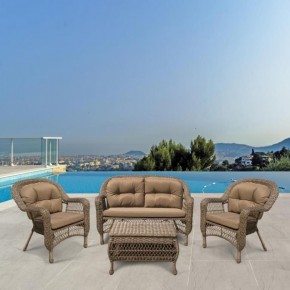 Плетеный комплект для отдыха LV-520BB Beige/Beige в Пуровске - purovsk.mebel24.online | фото 2