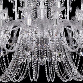 Подвесная люстра Bohemia Ivele Crystal 1402 1402/20+10+5/530/XL-165/Ni в Пуровске - purovsk.mebel24.online | фото 3