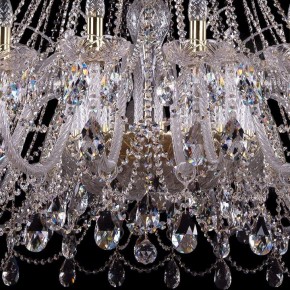 Подвесная люстра Bohemia Ivele Crystal 1411 1411/24/530/G в Пуровске - purovsk.mebel24.online | фото 3