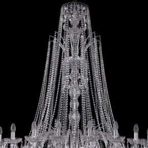 Подвесная люстра Bohemia Ivele Crystal 1411 1411/24/530/XL-163/Ni в Пуровске - purovsk.mebel24.online | фото 4