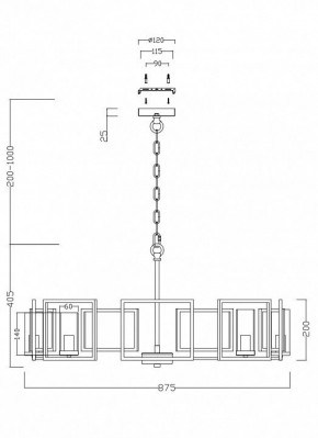 Подвесная люстра Maytoni Bowi H009PL-08G в Пуровске - purovsk.mebel24.online | фото 4