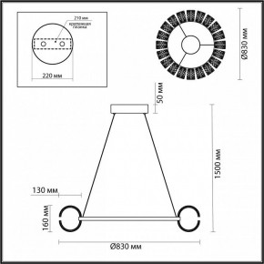 Подвесная люстра Odeon Light Mirage 5030/128L в Пуровске - purovsk.mebel24.online | фото 5