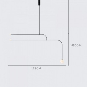 Подвесной светильник Imperiumloft Lines LINES-05 в Пуровске - purovsk.mebel24.online | фото 3