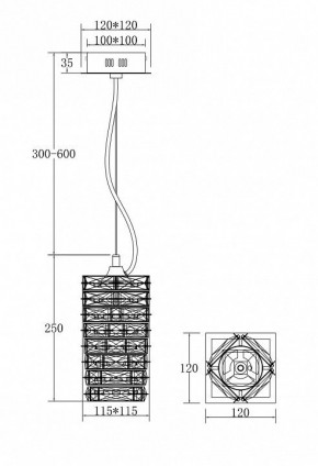 Подвесной светильник Maytoni Coil MOD124PL-L3CH3K в Пуровске - purovsk.mebel24.online | фото