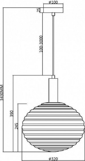 Подвесной светильник Maytoni Halo MOD268PL-01G в Пуровске - purovsk.mebel24.online | фото 4