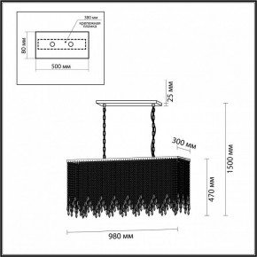 Подвесной светильник Odeon Light Chokka 5028/9A в Пуровске - purovsk.mebel24.online | фото 5