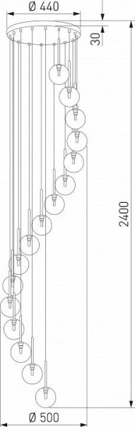 Подвесной светильник TK Lighting Aurora 10182 Aurora в Пуровске - purovsk.mebel24.online | фото 2