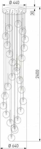 Подвесной светильник TK Lighting Aurora 10258 Aurora в Пуровске - purovsk.mebel24.online | фото 3