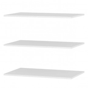 Полки комплект в середину Айрон ПЛ-06 для шкафа ШК-13 (белый) в Пуровске - purovsk.mebel24.online | фото