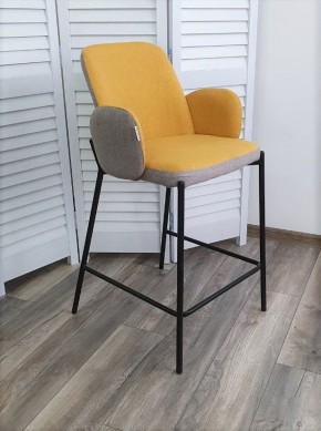 Полубарный стул NYX (H=65cm) VF106 желтый / VF120 серый М-City в Пуровске - purovsk.mebel24.online | фото 2