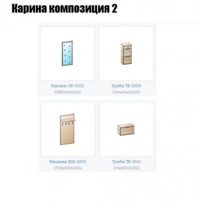 Прихожая Карина (модульная) в Пуровске - purovsk.mebel24.online | фото 6