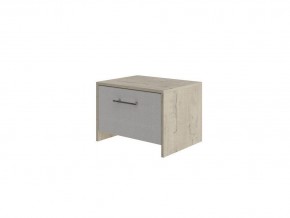PROxSON Тумба Varna (ЛДСП+ткань Бунратти/Savana Milk (молочный)) 51x40 в Пуровске - purovsk.mebel24.online | фото