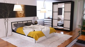 Сакура спальня № 1 Комод + Зеркало + Кровать 1600 + Тумба + Шкаф-купе 1500, сп.м. 1600х2000 мм., б/м, основание есть, ун. сб. в Пуровске - purovsk.mebel24.online | фото 5