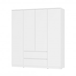 Шкаф 4-х створчатый Симпл ШК-13 (белый) в Пуровске - purovsk.mebel24.online | фото 2