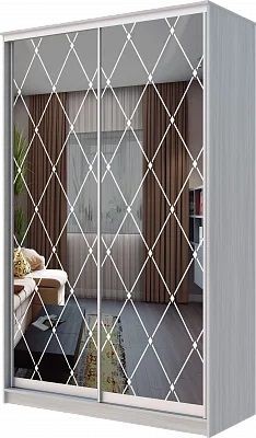 Шкаф-купе ХИТ 24-12-66 РОМБ БОЛЬШОЙ в Пуровске - purovsk.mebel24.online | фото