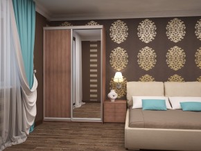 Шкаф-купе Ксения 1400 ЛДСП+Зеркало (ЛДСП 1 кат.) в Пуровске - purovsk.mebel24.online | фото 8