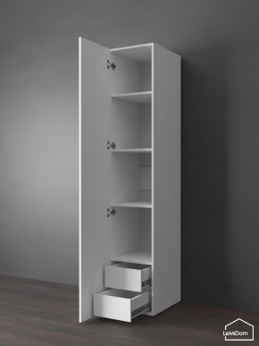 Шкаф Linnea MHR-1PO-4 2050х400х510 (Белый-М 11.1.1) в Пуровске - purovsk.mebel24.online | фото 4