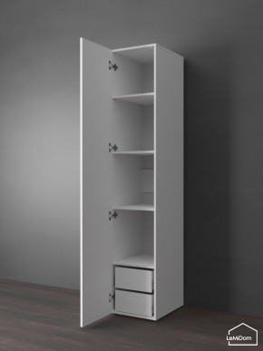 Шкаф Linnea MHR-1PO-4 2050х400х510 (Белый-М 11.1.1) в Пуровске - purovsk.mebel24.online | фото 5