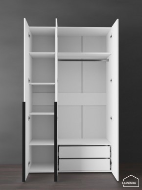 Шкаф Linnea MHR-3-2 2050х1200х510 (Белый-М 11.1.1) в Пуровске - purovsk.mebel24.online | фото 5