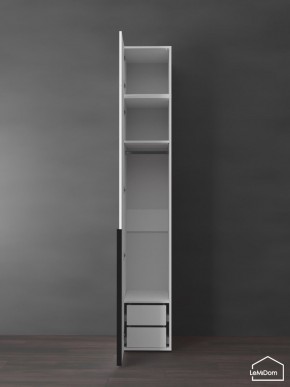 Шкаф с антресолью Linnea MHR-1A-3 2450х400х510 (Белый-М 11.1.1) в Пуровске - purovsk.mebel24.online | фото 5