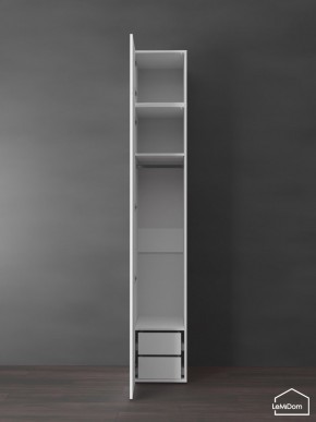 Шкаф с антресолью Linnea MHR-1POA-3 2450х400х510 (Белый-М 11.1.1) в Пуровске - purovsk.mebel24.online | фото 5