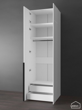 Шкаф с антресолью Linnea MHR-2A-3 2450х800х510 (Белый-М 11.1.1) в Пуровске - purovsk.mebel24.online | фото 5