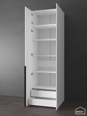 Шкаф с антресолью Linnea MHR-2A-4 2450х800х510 (Белый-М 11.1.2) в Пуровске - purovsk.mebel24.online | фото 5