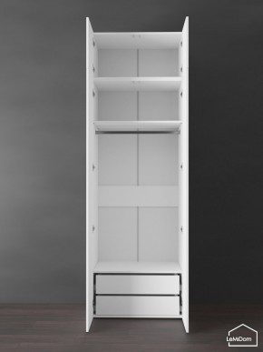 Шкаф с антресолью Linnea MHR-2POA-3 2450х800х510 (Белый-М 11.1.2) в Пуровске - purovsk.mebel24.online | фото 5