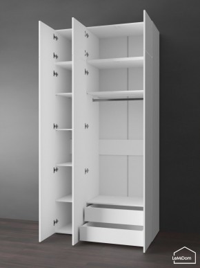 Шкаф с антресолью Linnea MHR-3POA-2 2450х1200х510 (Белый-М 11.1.2) в Пуровске - purovsk.mebel24.online | фото 5