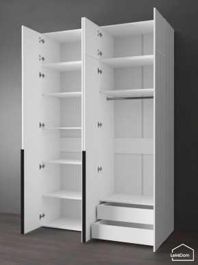 Шкаф с антресолью Linnea MHR-4A-2 2450х1600х510 (Белый-М 11.1.1) в Пуровске - purovsk.mebel24.online | фото 6