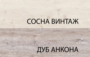 Шкаф с витриной 1V1D1S, MONAKO, цвет Сосна винтаж/дуб анкона в Пуровске - purovsk.mebel24.online | фото 3