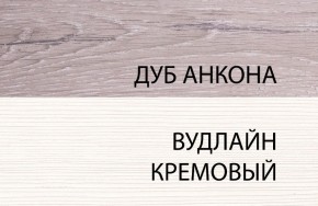 Шкаф угловой 2D, OLIVIA, цвет вудлайн крем/дуб анкона в Пуровске - purovsk.mebel24.online | фото