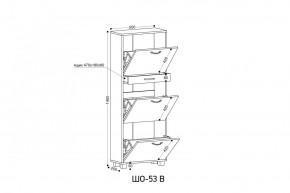ШО-53 В тумба для обуви в Пуровске - purovsk.mebel24.online | фото 3