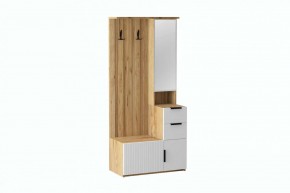 СТЕФАНИ-1 Прихожая (дуб крафт золотой/белый софт) в Пуровске - purovsk.mebel24.online | фото