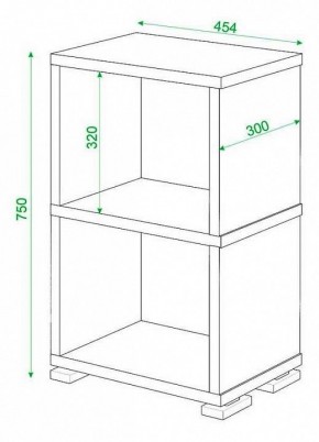 Стеллаж Домино СБ-15/2 в Пуровске - purovsk.mebel24.online | фото 2