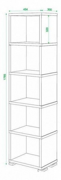 Стеллаж Домино СБ-15/5 в Пуровске - purovsk.mebel24.online | фото 3