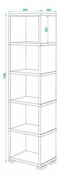 Стеллаж Домино СБ-15/5 в Пуровске - purovsk.mebel24.online | фото 2