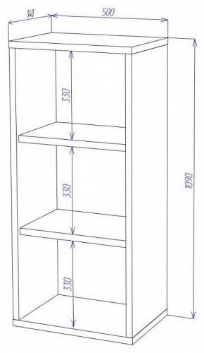 Стеллаж Домино СУ(ш1в1) в Пуровске - purovsk.mebel24.online | фото 2