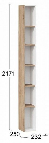 Стеллаж-колонка Порто ТД-393.07.25 в Пуровске - purovsk.mebel24.online | фото 5