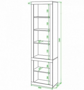 Стеллаж комбинированный Toivo ВтВ в Пуровске - purovsk.mebel24.online | фото 2