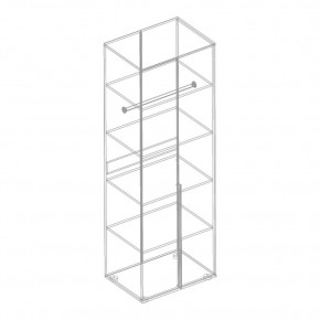 СТИЛ Шкаф 2-ств с полками в Пуровске - purovsk.mebel24.online | фото 2